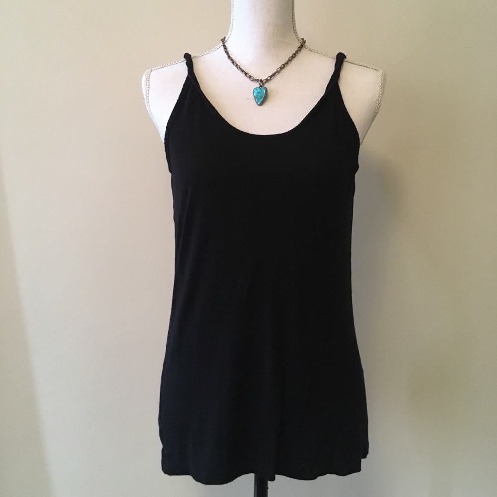 Sexy cozy black tank by Just Female